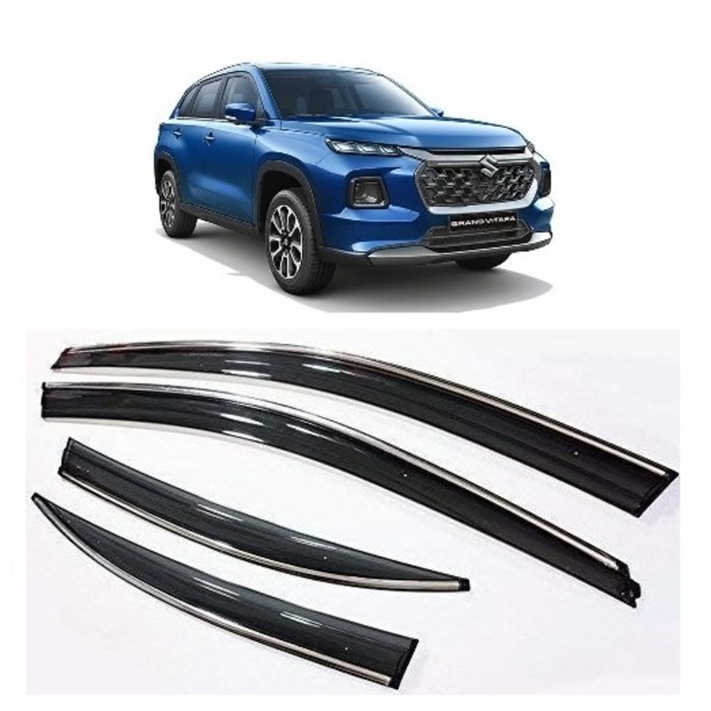 rain window door visor wind deflectors For Grand Vitara New  - Black